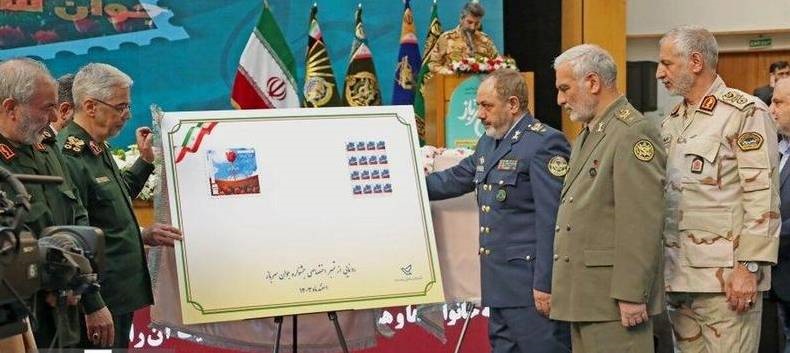 تمبر هفدهمین جشنواره حضرت علی اكبر (ع) جوان سرباز نیروهای مسلح رونمایی شد